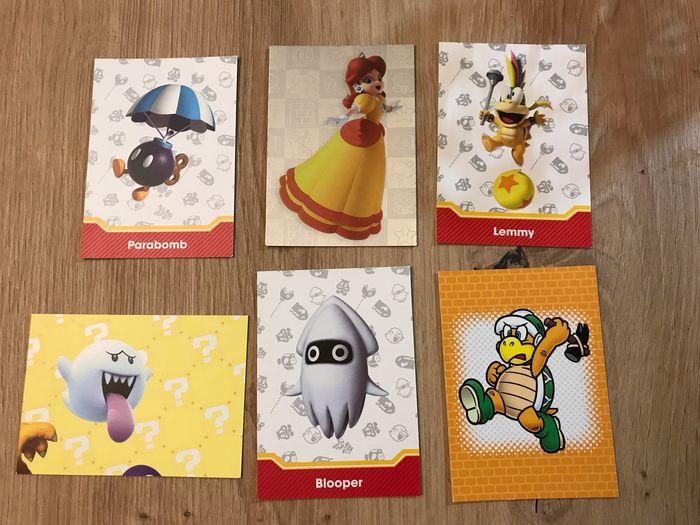 Lot 6 cartes super mario - photo numéro 1