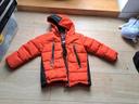 Manteau NYC 4 ans rouge et noir