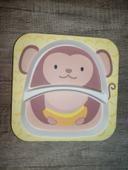 Assiette enfant singe