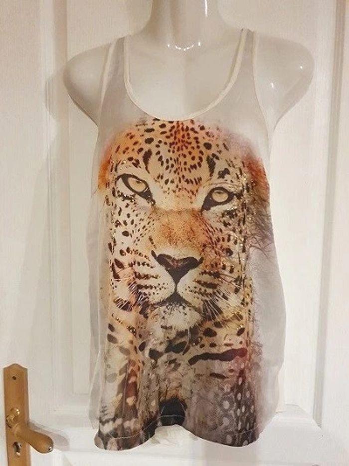 Tee-Shirt Leopard Femme Taille M