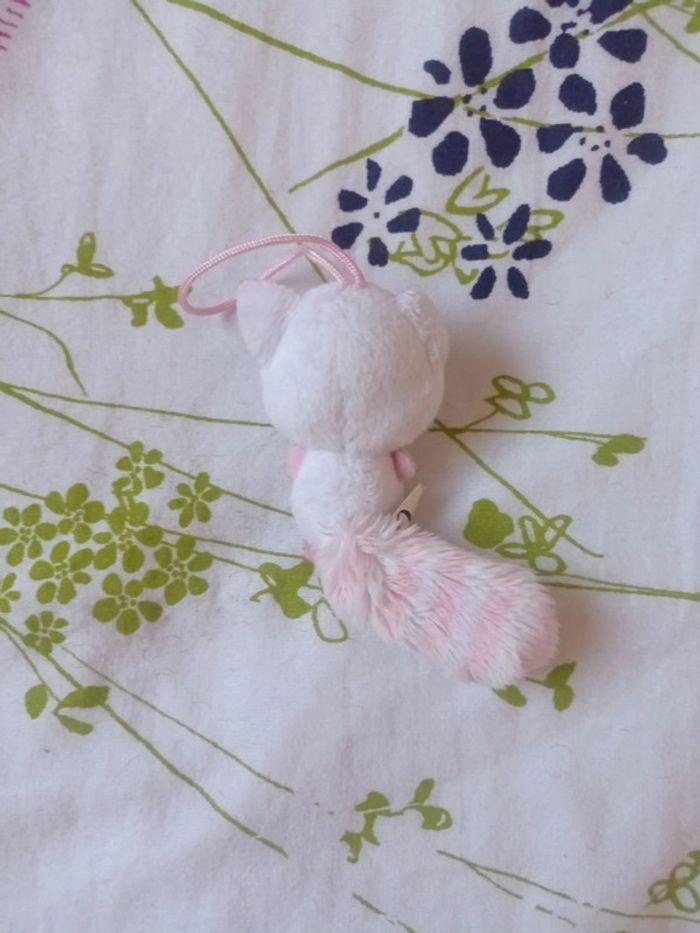 Petit peluche / rose et blanche / Marque Ty - photo numéro 2