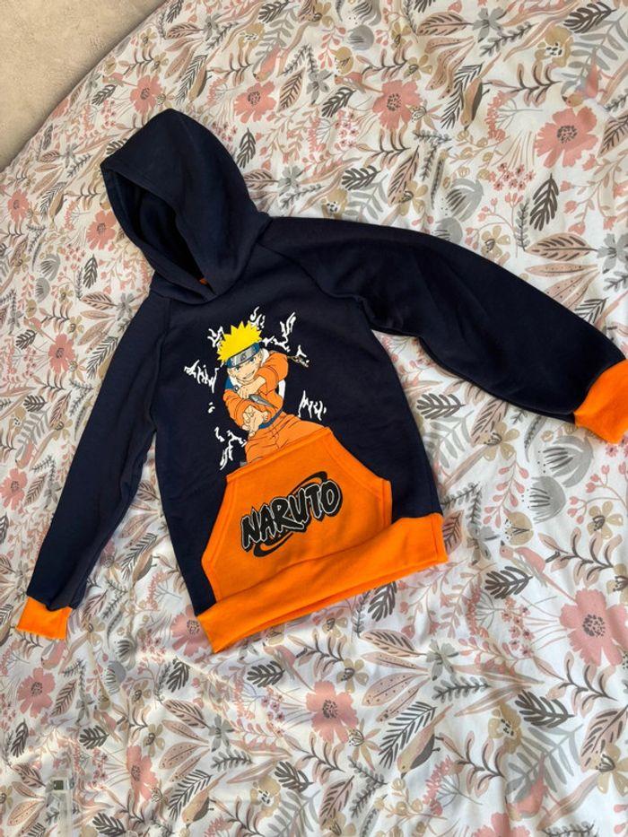 Sweat à capuche Naruto garçon 8 ans - Neuf avec étiquette - photo numéro 4