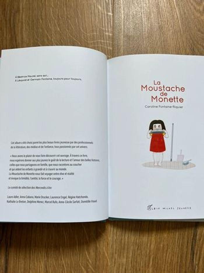 Livre enfant La moustache de Monette - photo numéro 2