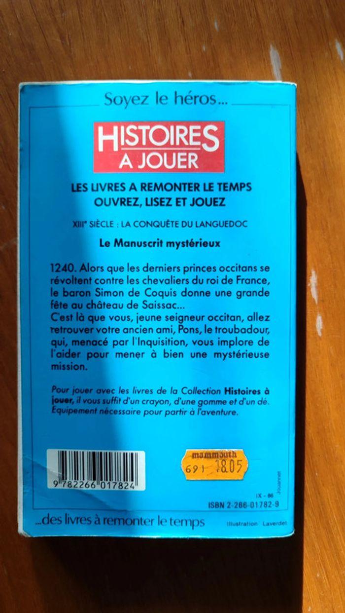 Histoires a jouer - le manuscrit mystérieux - photo numéro 3