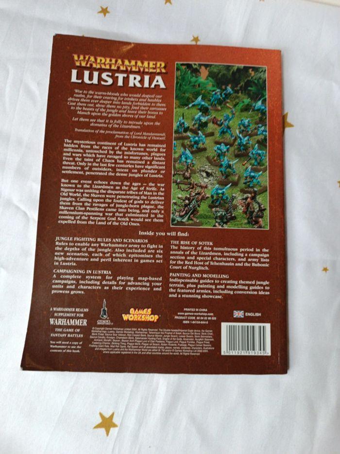 Livret livre Book game Warhammer lustria technique fantasy battle workshop Citadel 2004 limited - photo numéro 7