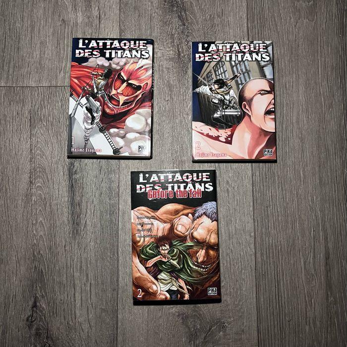 lot 3 manga l’Attaque Des Titans - photo numéro 1