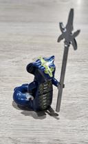 Minifigurine Ninjago serpent bleu (compatible Lego)