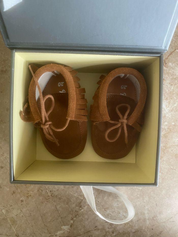 Chaussures bébé daim Patt’touche - photo numéro 4