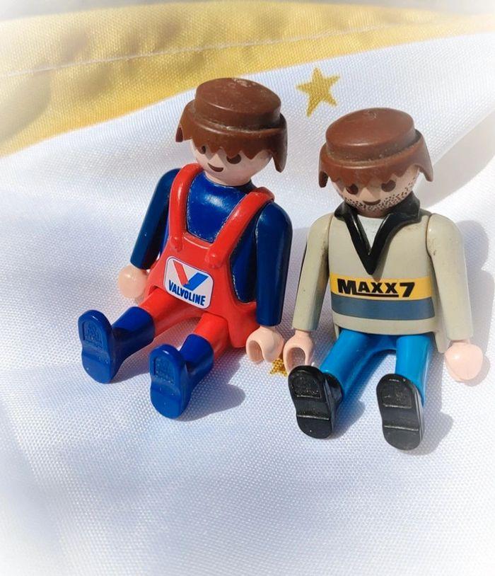 Playmobile playmobil vintage 1992 pilote city nettoyage valvoline maxx 7 maxx7 max7 boy garçon homme - photo numéro 1