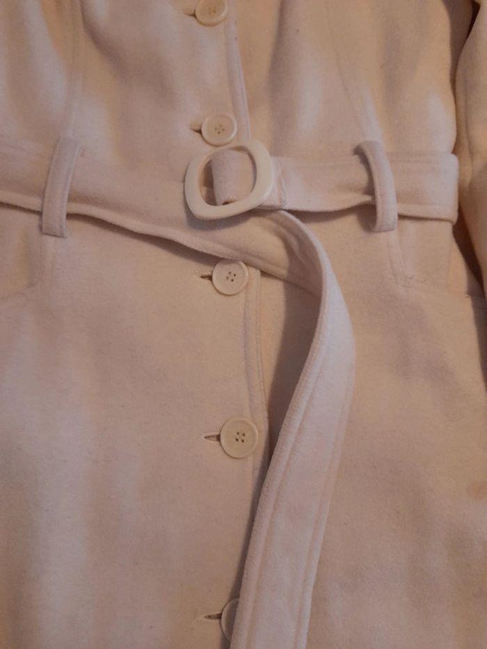 Manteau en laine beige tm - photo numéro 3