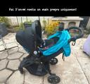 Poussette britax avec base ISOFIX pour cosy (remise en main propre uniquement)