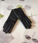 Gants femme simili cuir noir taille 7 /8 marque Yo