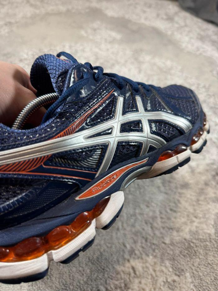 Asics Gel Evate 2 FluidRide Blue & Orange - photo numéro 9