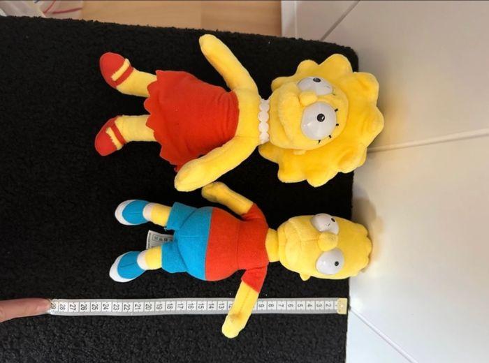 Peluche Bart et Lisa Simpsons - lot de deux - photo numéro 2