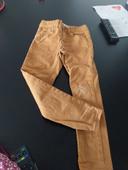 Pantalon skinny moutarde