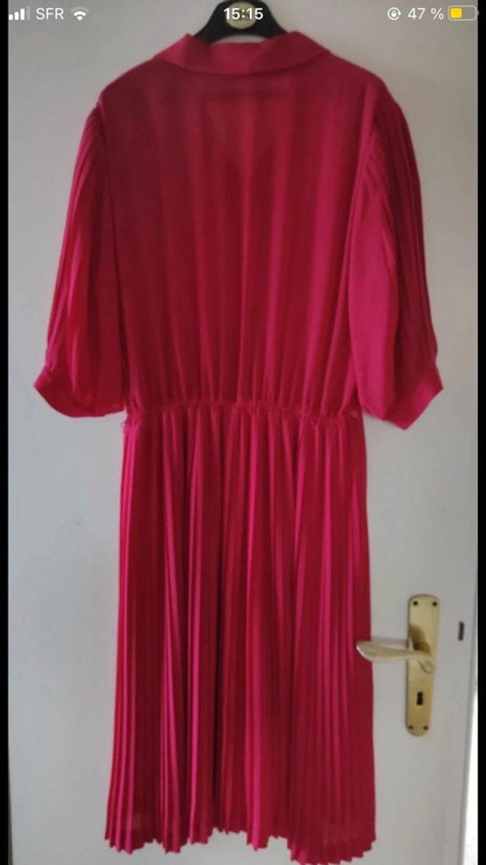 robe fuschia plissée - photo numéro 2