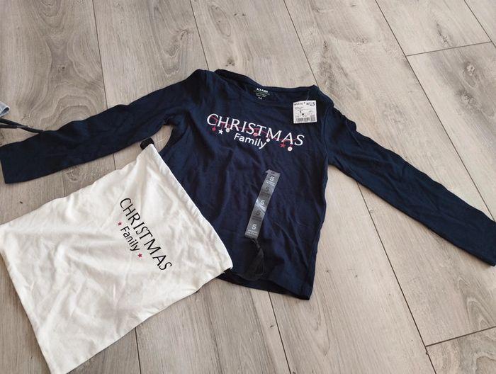 T shirt ml christmas family+pochette