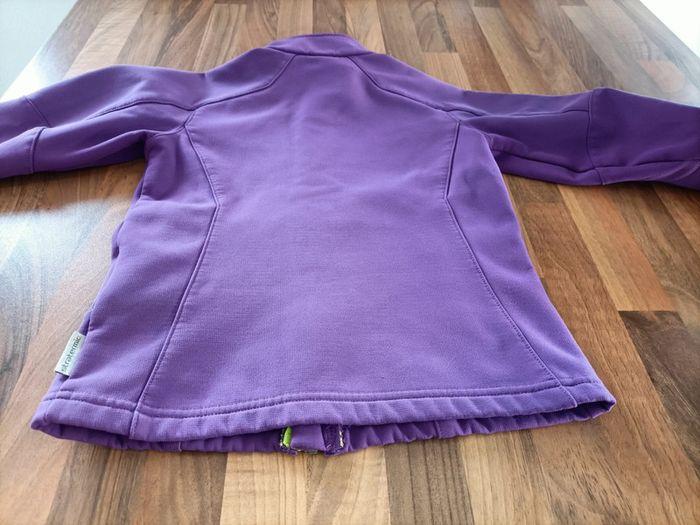 Veste imperméable et polaire quechua violette 4 ans - photo numéro 3