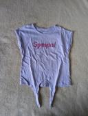 Tee shirt lilas gemo Taille 6 ans