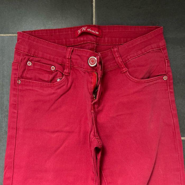 Pantalon slim rouge - photo numéro 2