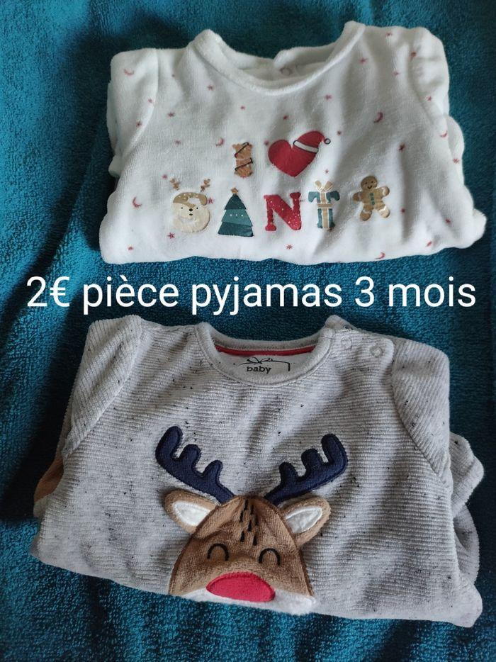 Lot pyjamas 3 mois