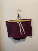 Short bordeaux XS