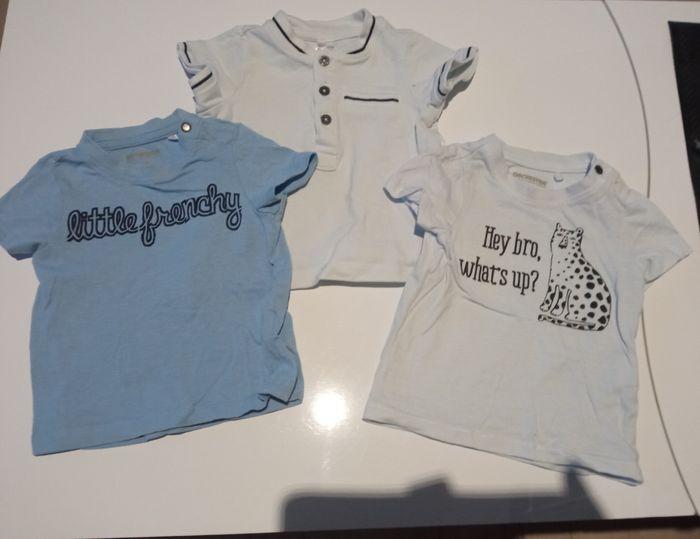 ⭐ lot de 3 tee-shirt 3 mois garçon orchestra ⭐ - photo numéro 1