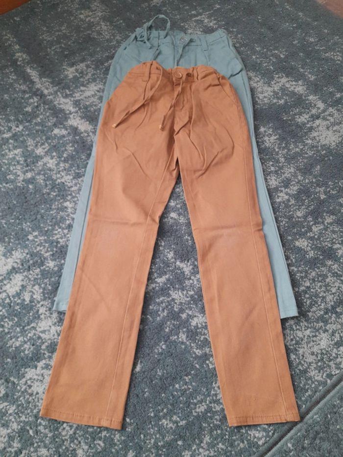 Lot de 2 pantalons 8an jumeaux - photo numéro 1