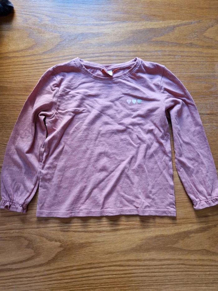 T-shirt manches longues rose tape à l'œil 6 ans - photo numéro 1