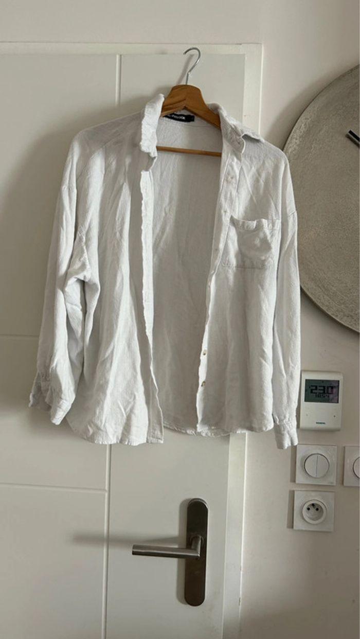 Chemise blanche en lin