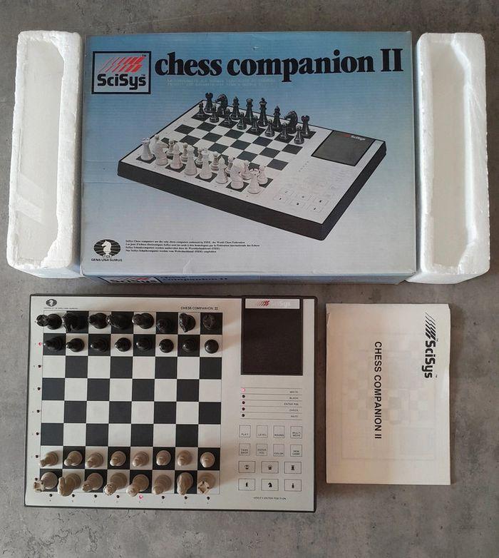 Jeu d'échec / Chess companion II / Scisys / 1983 - photo numéro 2