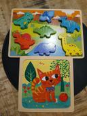 Lot puzzles en bois