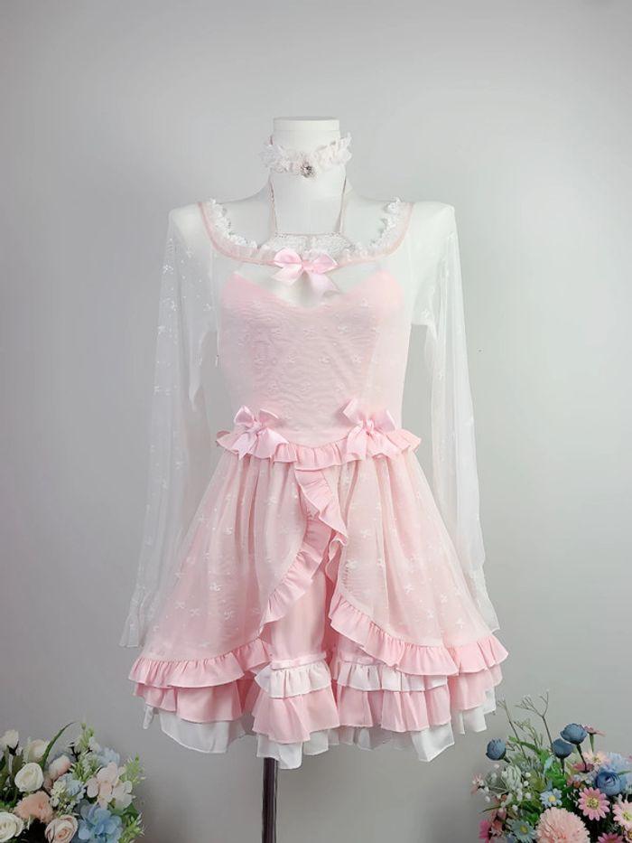 Dress Robe Pink Barbie Cute Kawaii Manga Anime Cosplay Lolita - photo numéro 2