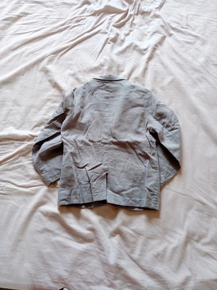 Veste costume 5ans gris clair lin vertbaudet - photo numéro 3