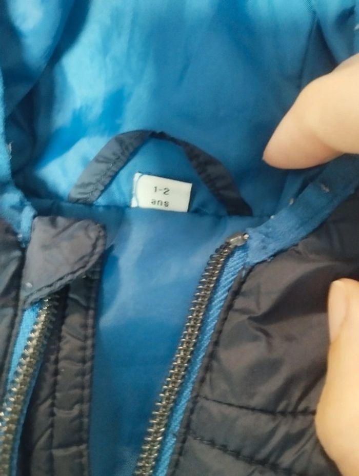 Manteau imperméable bleu garçon 1/2ans tbe - photo numéro 3