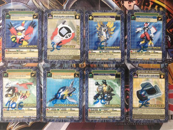 Cartes digimon bandai 1999 - photo numéro 1