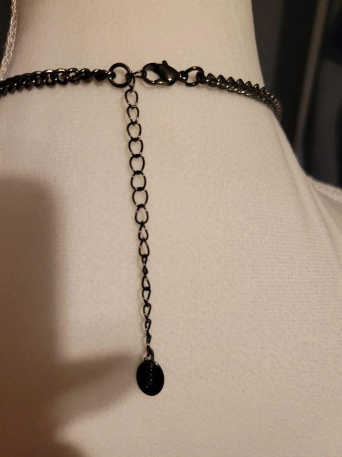 Collier réglable femme noir - photo numéro 2