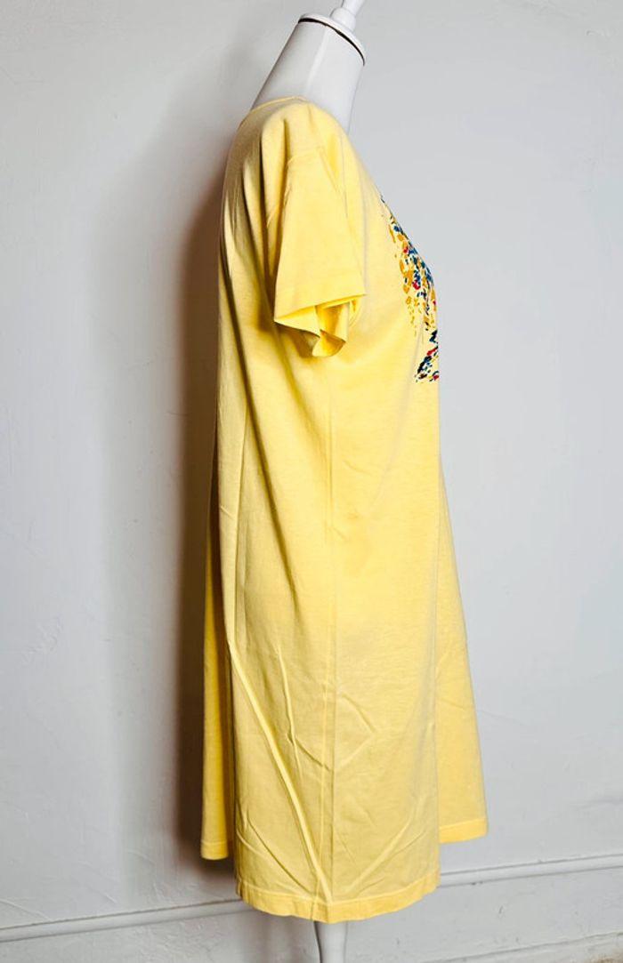 Robe vintage 1982Tee Shirt Emmanuelle Khanh jaune - photo numéro 4