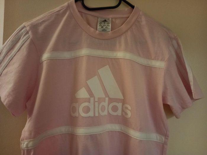 T-shirt adidas rose clair - photo numéro 2