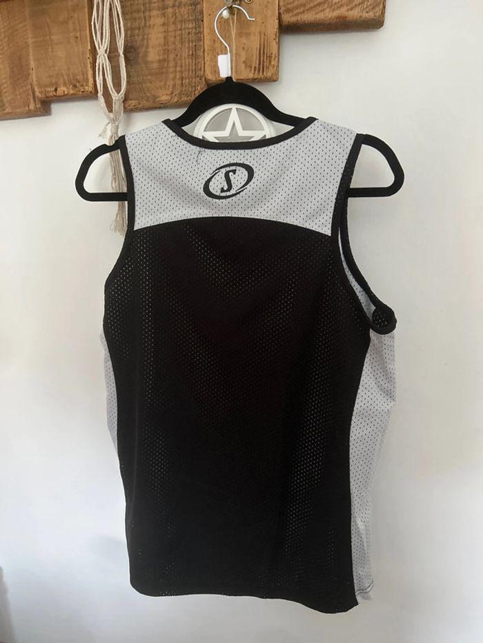 Maillot de basket mixte noir blanc Spalding - photo numéro 2