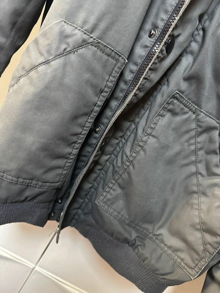 manteau blouson homme kiabi veste kaki taille m - photo numéro 2