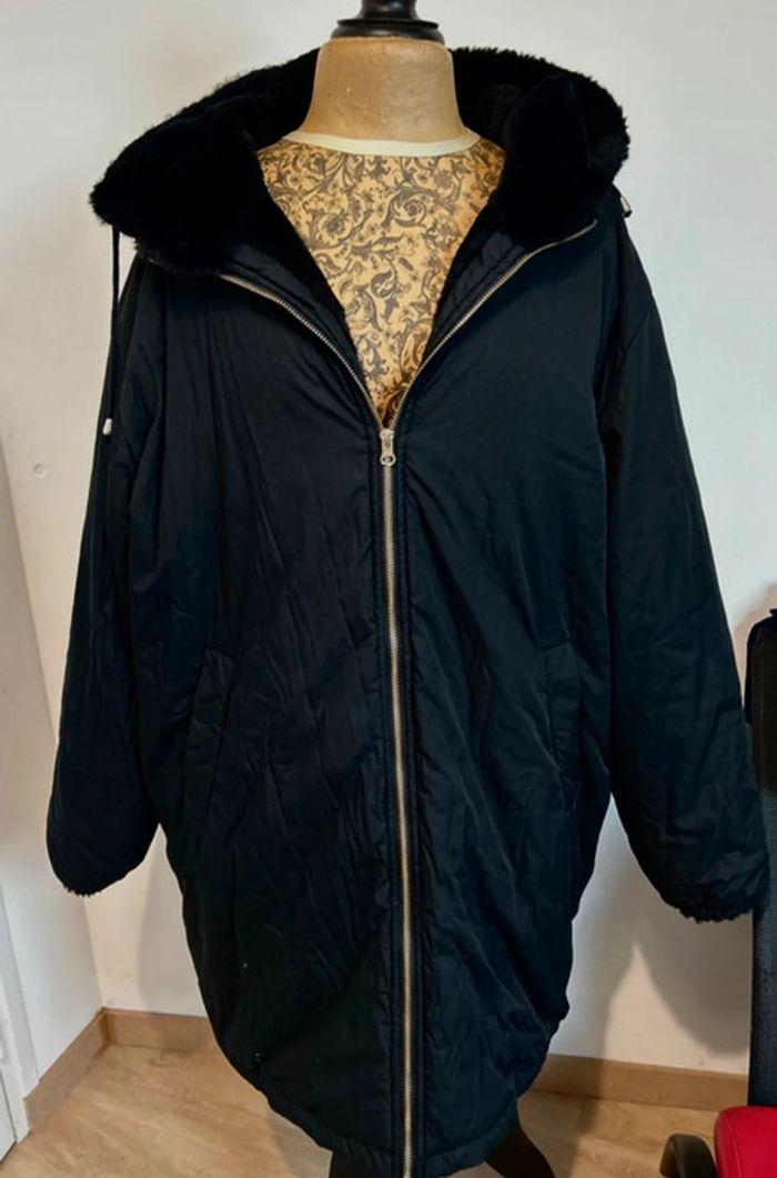 Manteau doublé à capuche Camaïeu 44-46 - photo numéro 1