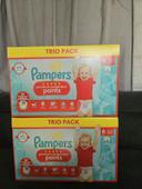 Lot de 2 paquets de couches culotte Pampers Premium Protection Taille 6