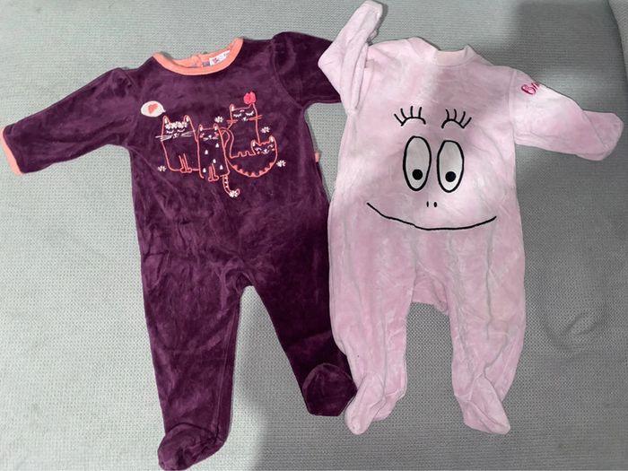 Lot de 2 pyjamas polaire