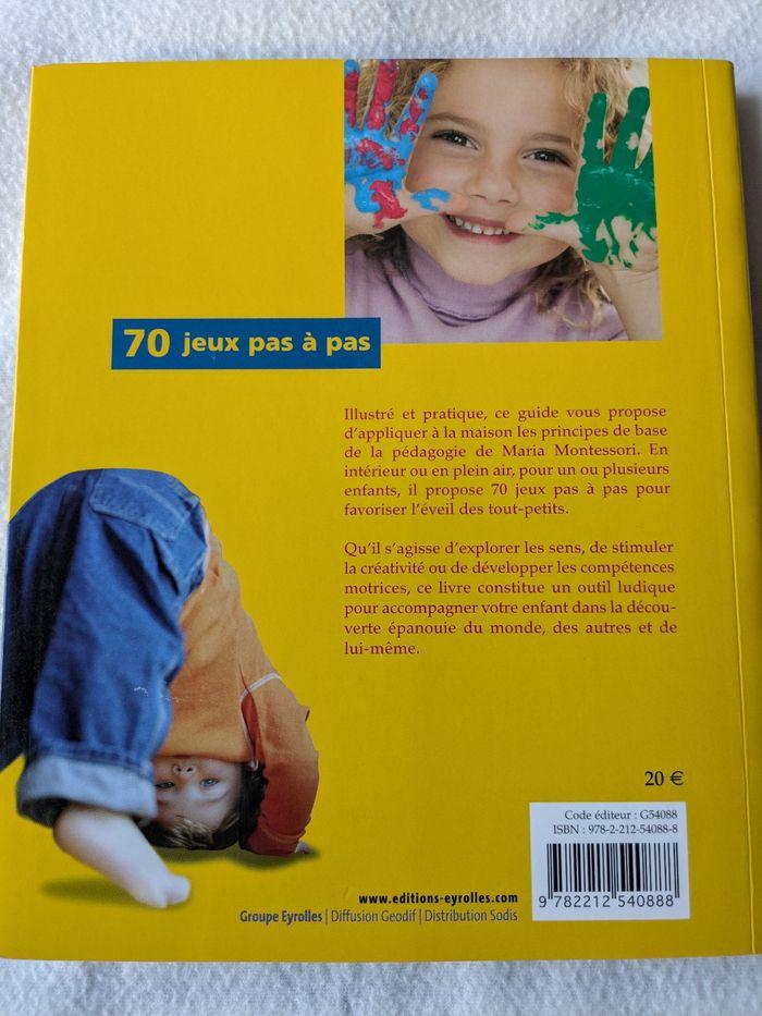 Livre Jeux d après la pédagogie Montessori Eyrolles - photo numéro 2