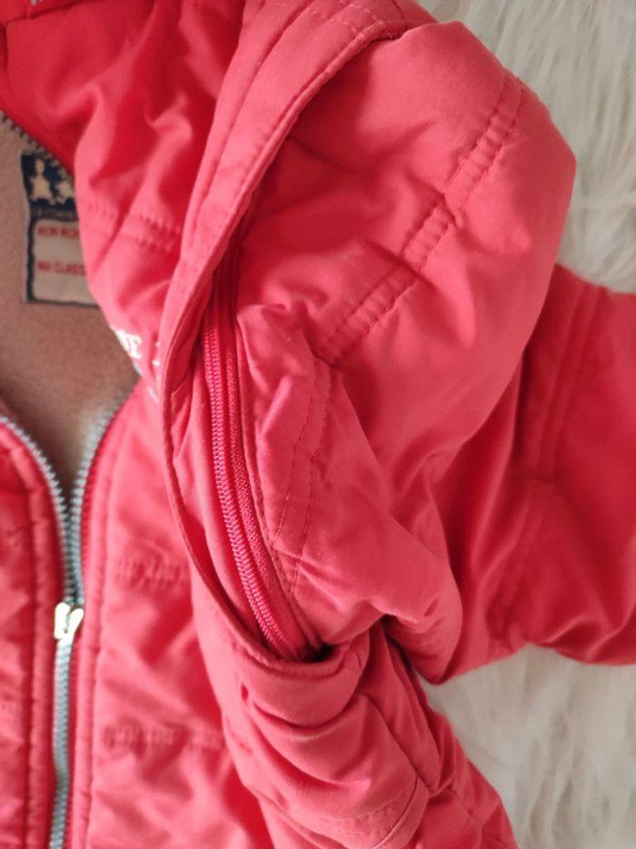 Manteau rouge corail fille 4 ans LCDP - photo numéro 6