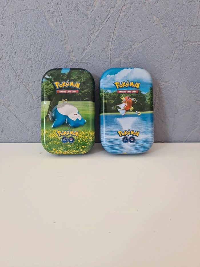 Lots de 2 tin boxs pokemon vides - photo numéro 1