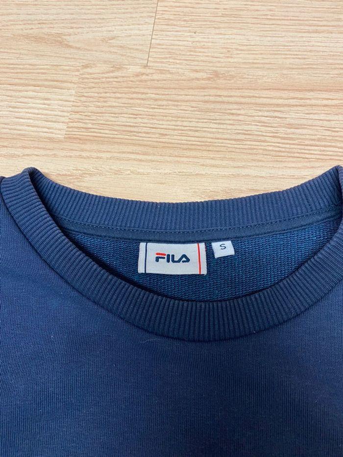 Sweat bleu marine fila taille s - photo numéro 4