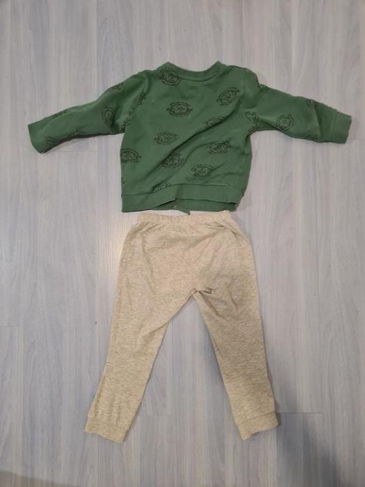 Pyjama vert et gris Kiabi 6 ans 116 cm enfant - photo numéro 2