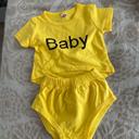 Ensemble baby jaune